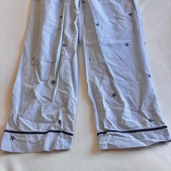 Aerie Star Printed Pajama Pants, Blue, Size Small - Picture 5 of 7